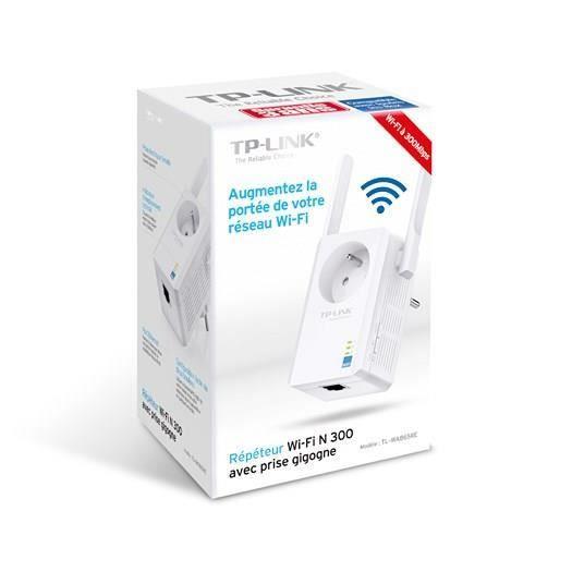 TP-LINK Répéteur Wi-Fi N 300 Mbps avec prise gigogne -WA865RE