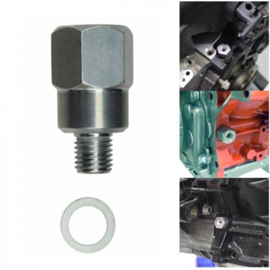 Water Coolant Temperature Temp Sensor Adapter M12-1.5 to 3/8  NPT For SBC BBC LS