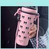 Ceramic Inner Lined Style Large Capacity Travel Mug With Handle And Straw For Office Use