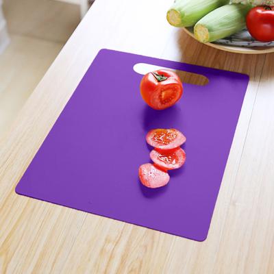 (SU)Environmentally Friendly Color Plastic Non-Slip Cutting Board Kitche