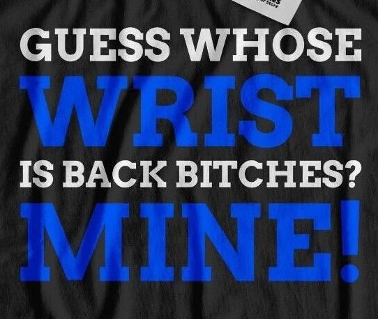 Unisex Funny Wrist Surgery T-Shirt Carpal Tunnel Release Gifts Trigger Finger S