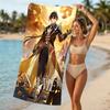 Customizable Personalized Beach Towels Genshin Impact Characters Themed designs.Suitable for the Beach, Yoga, Sports;ideal As Beach Accessories