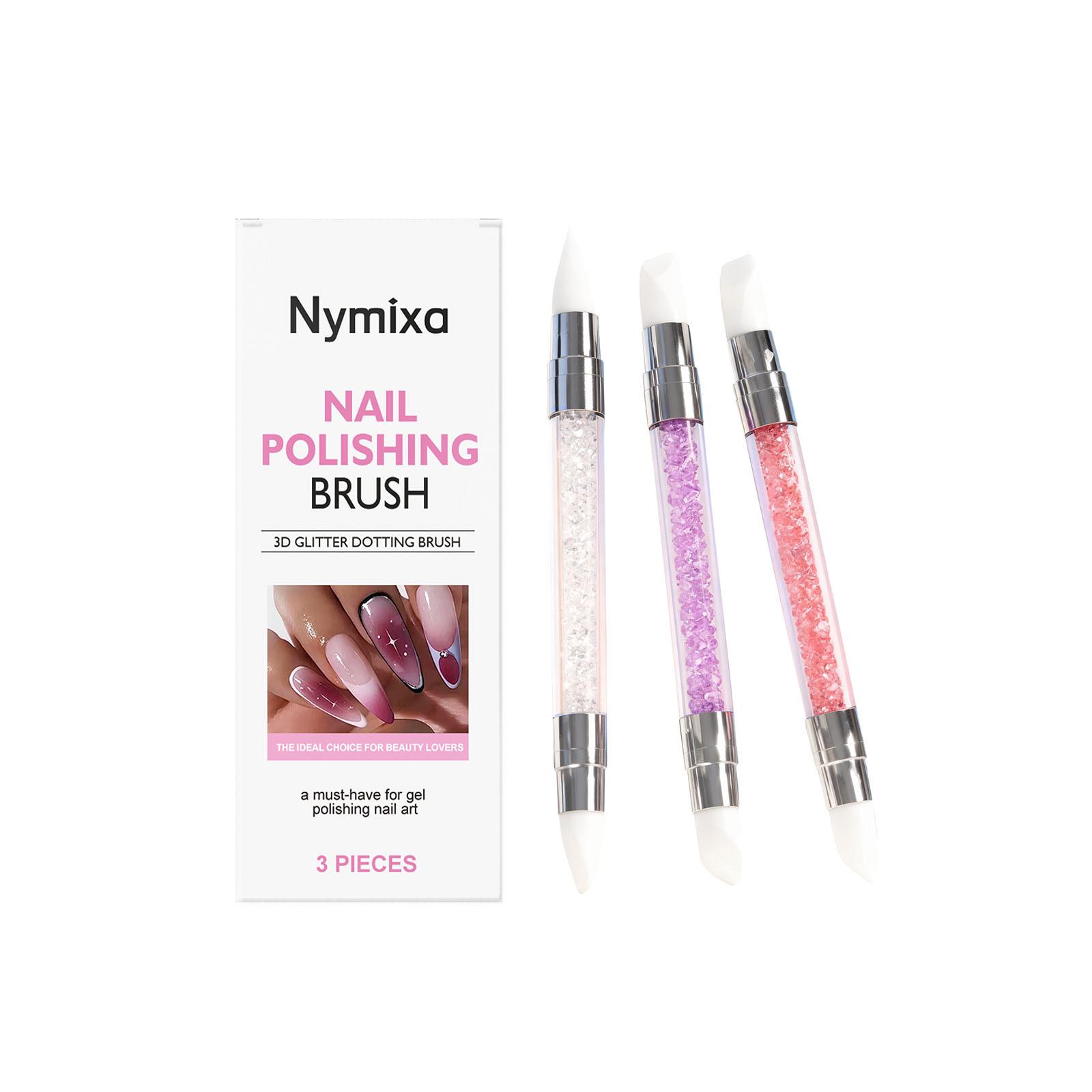 

NYMIXA Dual-Ended Silicone Nail Art Pen - Rich Colors, Easy Application, Perfect for Beginners and Creative Designs