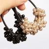 Frauen Haarschmuck Perlen Perlen Stirnbänder Pferdeschwanz Halter Mädchen Vintage elastische Haarbänder