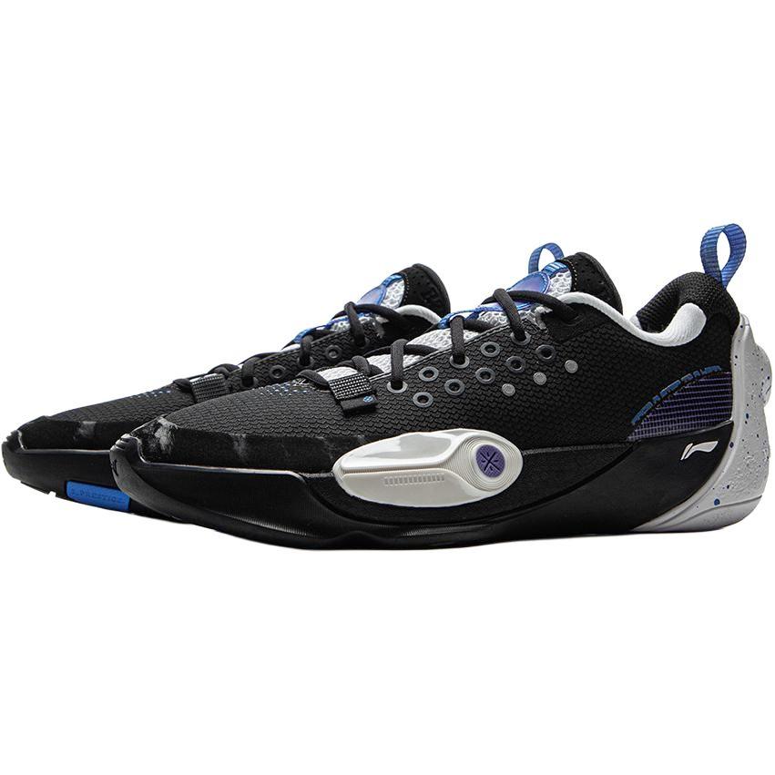 Li Ning Wade All City 13 Comfortable Soft Non-Slip Wear-Resistant Support Low-Top Basketball Shoes Kids basketball shoes Black YKBV010-1
