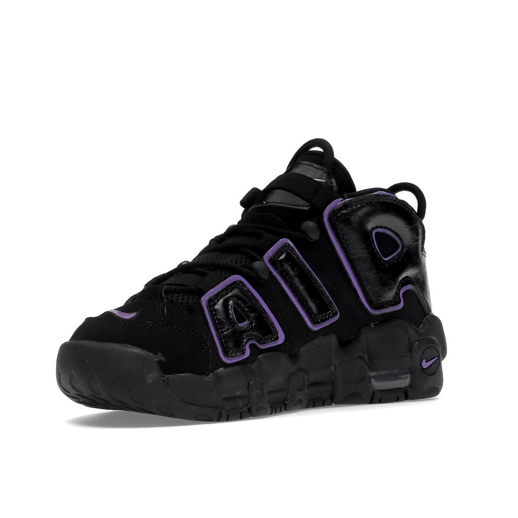 Nike Air More Uptempo GS Svart Action Grape Barnesko Hvit Metallisk-Gull DX5954-001