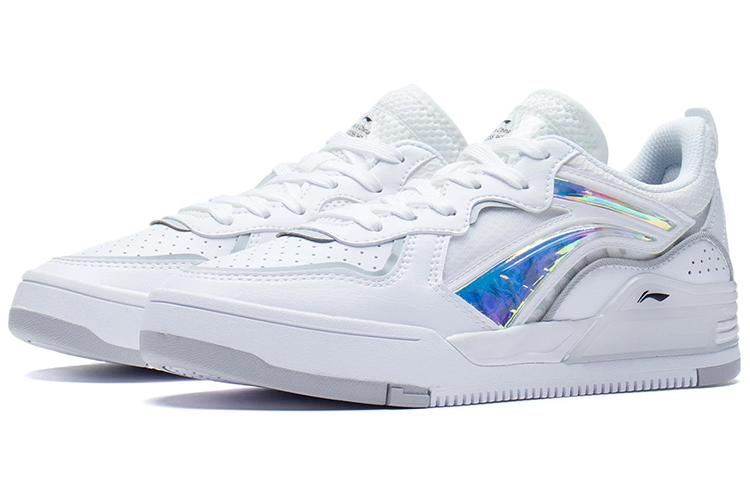 Li Ning Wave V1 Low top Skateboard Shoes Women's White AGCS030-3