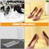 5Pcs Transparent Shoe Display Stand Acrylic Clear Single Shoe Holder Store Counter Organizer Cellphone Rack Digital Display