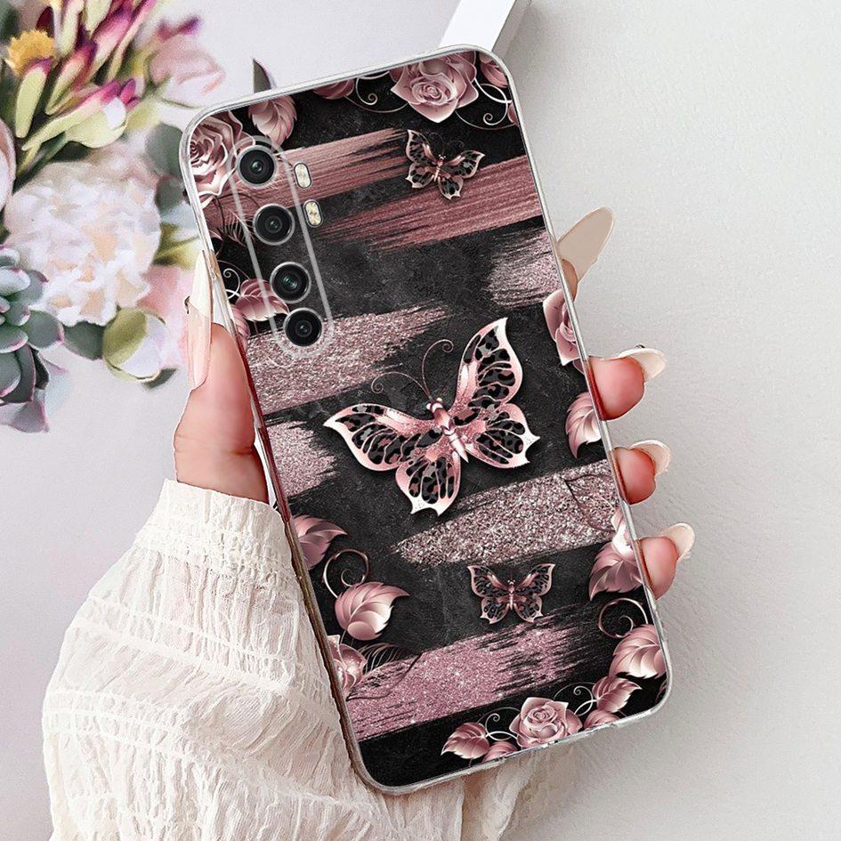 Case For Xiaomi Mi Note 10 Lite Back Cover Clear Silicone Funda Marble Cat Cartoon Coque For Xiaomi Note 10 Mi Note10 Pro Covers