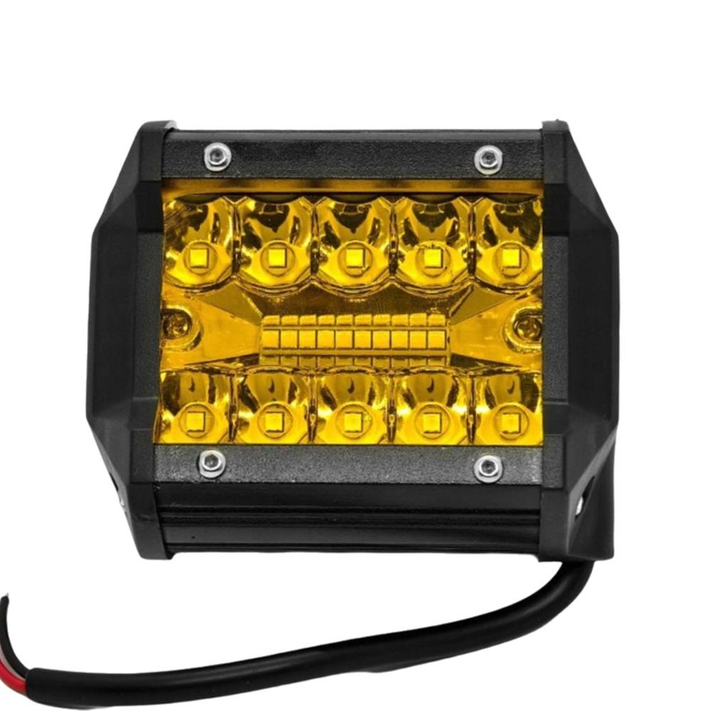 Spotlights LED Light Bar 12V 60W Work Light Offroad Spot Flood Combo ATV yellow light
