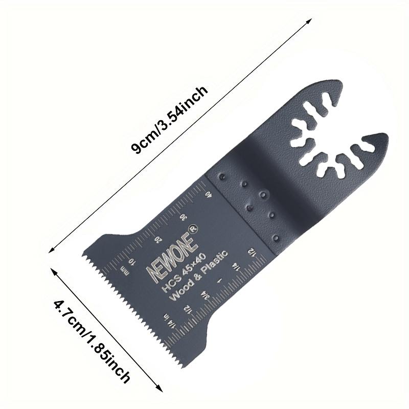 NEWONE 2pcs 3pcs Stainless Steel Oscillating Tool Blade, Multi-tool Saw Blades Multi Tool Mortar Cutting Saw Blades for Tile Concrete Cutting