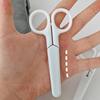 Kids Scissors with Cover, Safety Protection Design Sharp Scissors, Comfortable Grip Safety Scissors for School Office Home Craft Tools