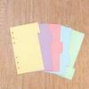 Rainbow Patterned Index Pages For Binders Easy To Rearrange Sections Ideal For Classifying Important Paper