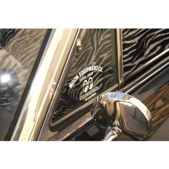 Mooneyes MOONEYES Speed Shop Decal Sticker Transfer MOON SPEED SHOP DECAL Black MQD-021