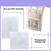 File Size A6 Folder Organizer Waterproof Transparent Document Bag School Office