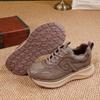 Guangzhou Huigu 2025 Autumn/Winter Women's Retro Thick Sole Cowhide Sports Shoes