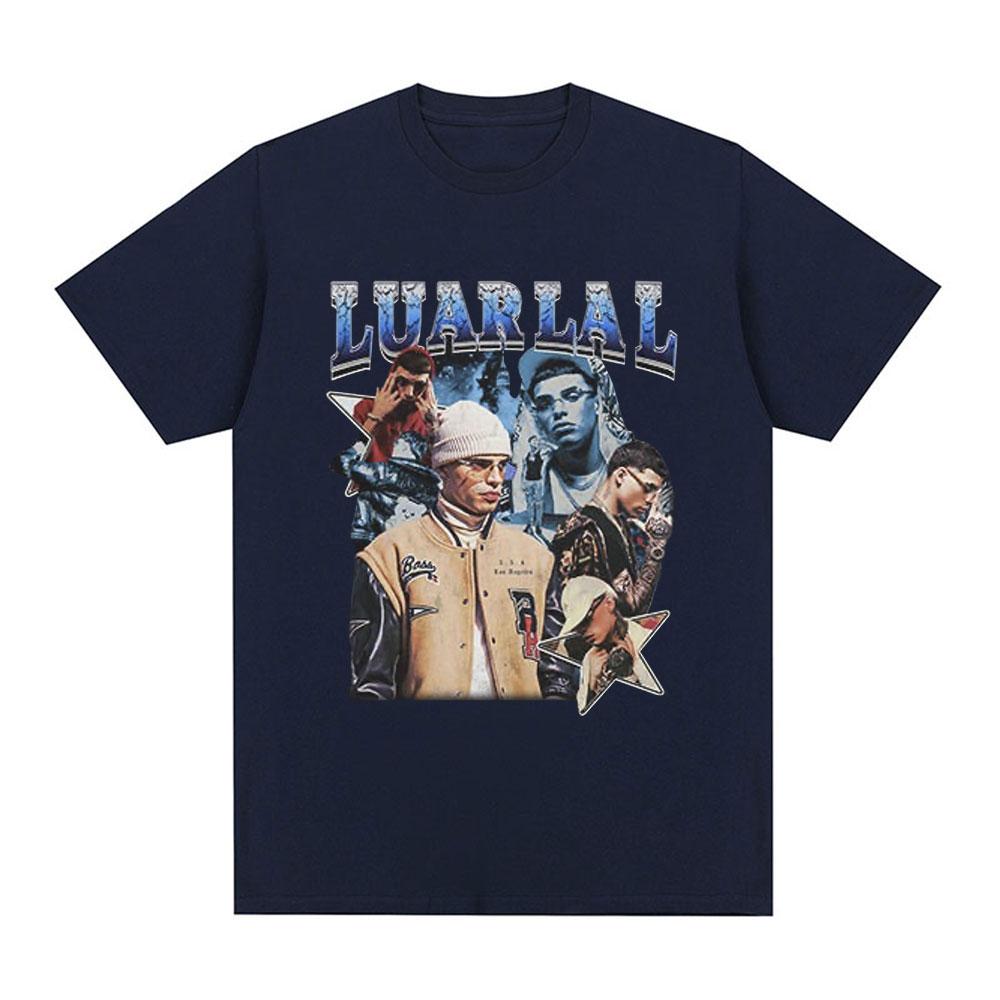 Rapper Luar La L L3TRA Graphic T Shirts Men's Fashion Vintage Short Sleeve T-shirts Cotton Casual Oversized T-shirt Streetwear