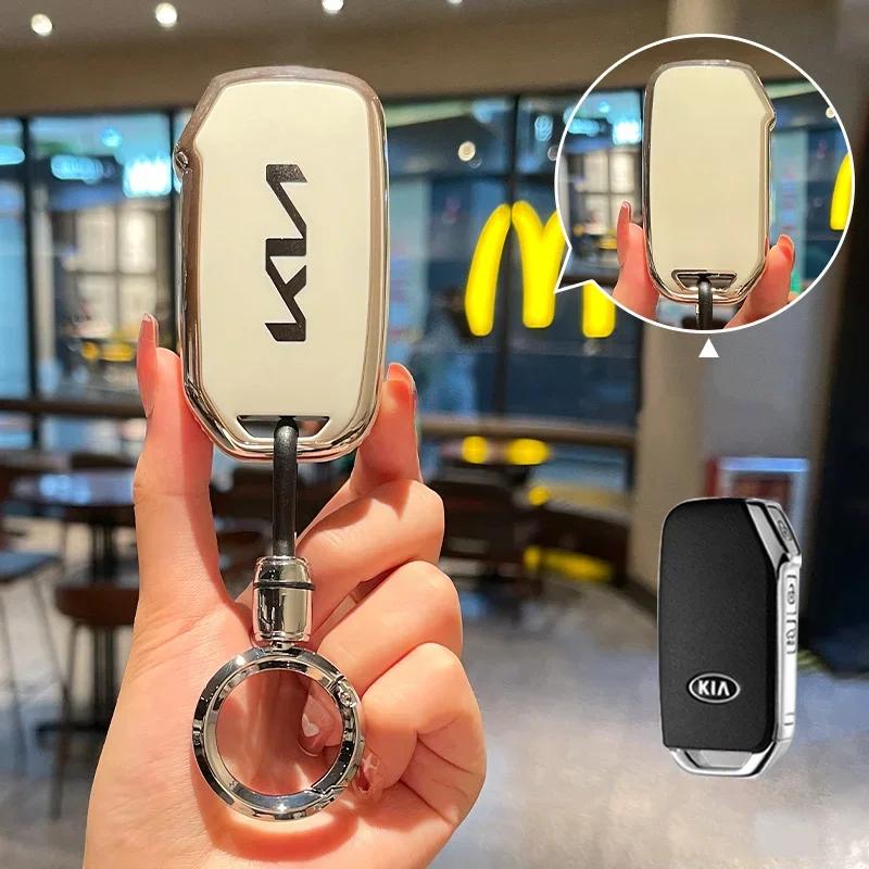 AXADSN1 TPU Car Remote Key Case Cover For Kia Sportage Ceed Xceed Sports K5 2023 2024 Ray Sorento Soul Telluride Cerato 2020 K5 K8 2022