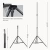 NuFeng Outdoor Camping Foldable Aluminum Light Stand with Tripod