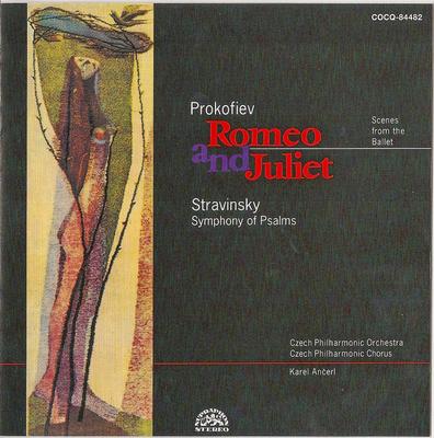 CD KAREL ANCEL? ČESKÁ FILHARMONIE CHO - Romeo a Julie / Symfonie Des Psa COCQ84482 Supraphon 2008 Japonsko ObiKlasická Použitá