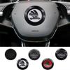2025 Nieuwe Auto Stuurwiel Badge Embleem Sticker Auto Interieur Accessoires Voor Skoda Yeti Kodiaq Octavia Karoq Kamiq Fabia Rapid