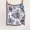 Flower Small Square Scarf 71 Silk Scarf Women's Headscarf Spring and Summer Matching Shirt Professional Decoration Neck Protection Scarf Thin Scarf Ti