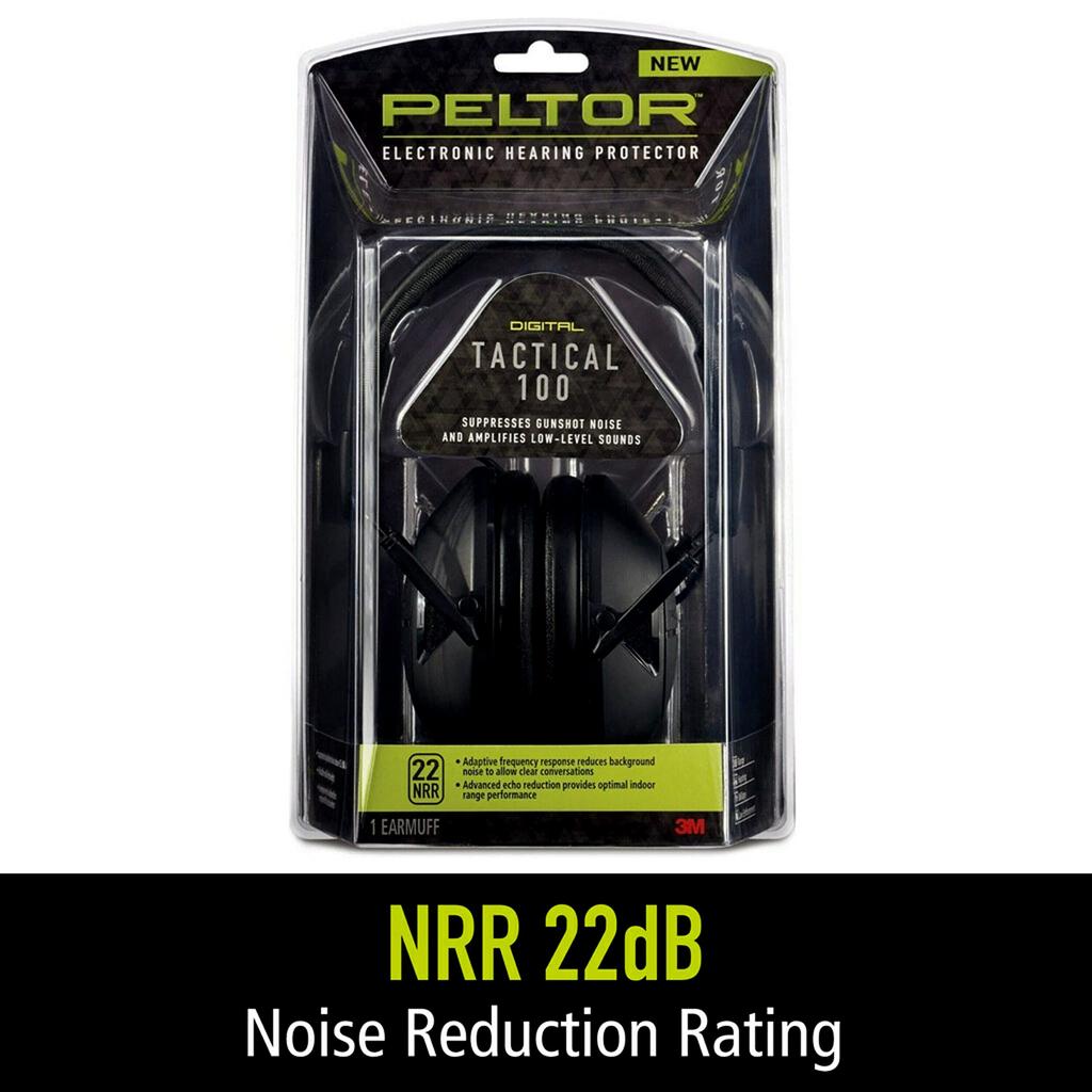 Peltor Sport Tactical 100 Electronic Hearing Protector by 3M (TAC100)