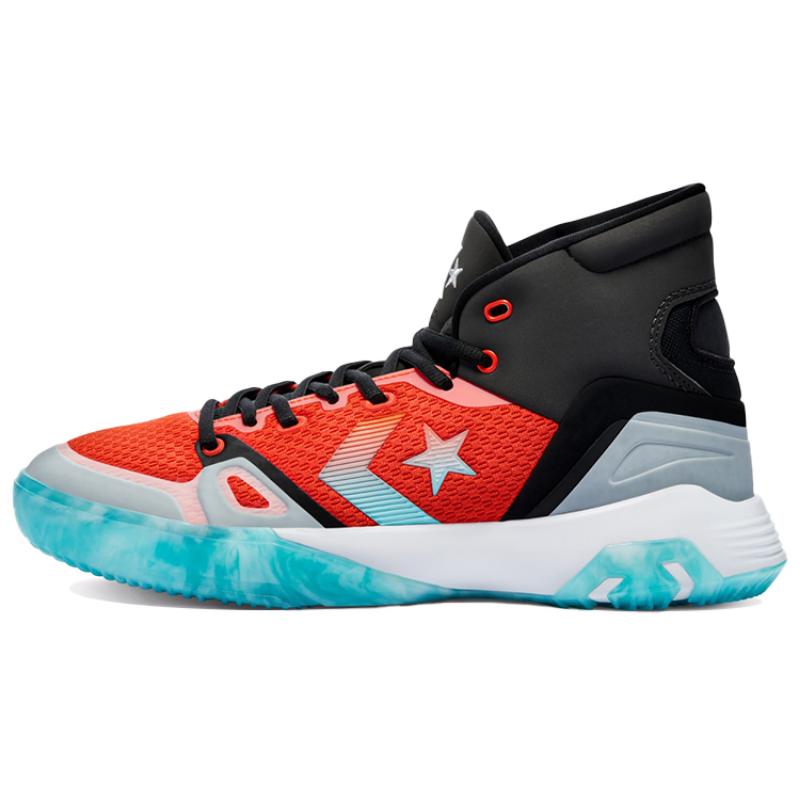 

Converse G4 Практичная комфортная ткань Кроссовки для баскетбола с высоким верхом Унисекс Черный, Красный и Синий 44.5