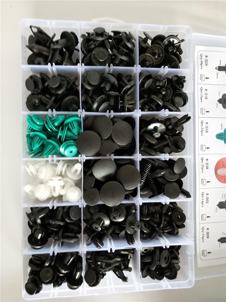 Universal 360Pcs+tool Set Mixed Auto Fastener Clips Retainer Rivet Car Bumper Door Panel Fender