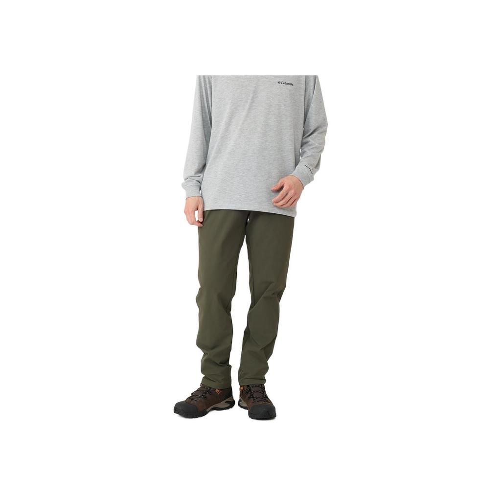 Columbia Time To Trail™ Comfortable Versatile Fashion Soft Hiking Straight Leg Casual Pants Men bottoms Army-Green XE9657-213