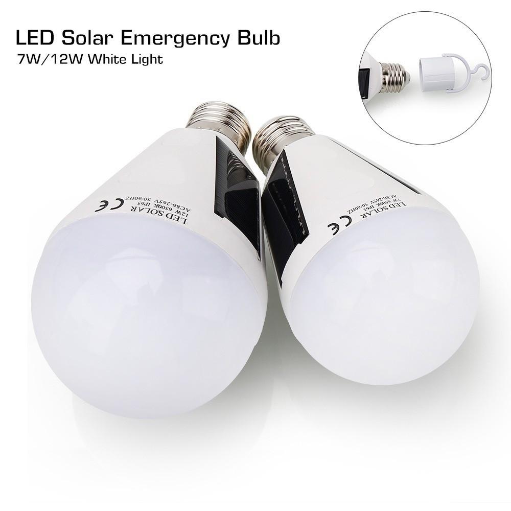 New E27 LED Rechargeable Bulb Light 7W 12W 1200mAh Portable Night Light Flicker-Free Family Camping Bulb Outdoor