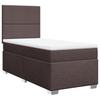 Vidaxl Continental Bed With Mattress, Brown, Fabric, 90X190 Cm