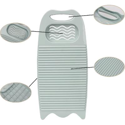 Plastics Clothes Washboards Laundry Board Household Hand Washing Board with Soap Holder Portable Hand Washing Clothes Tool Scrubboards Clothes