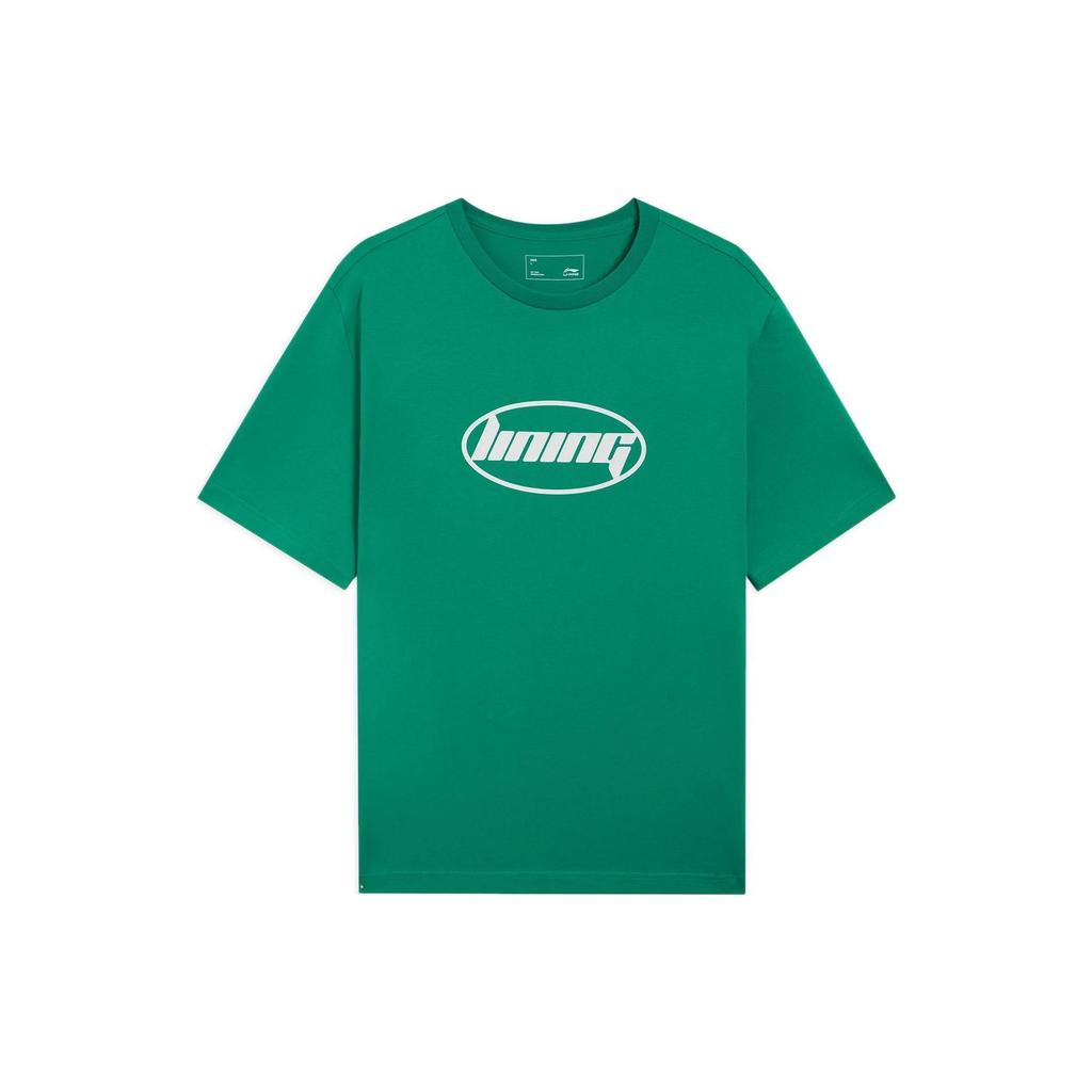 Li Ning Sports Life Collection T Shirt Unisex Pepper Green AHSSA33-12