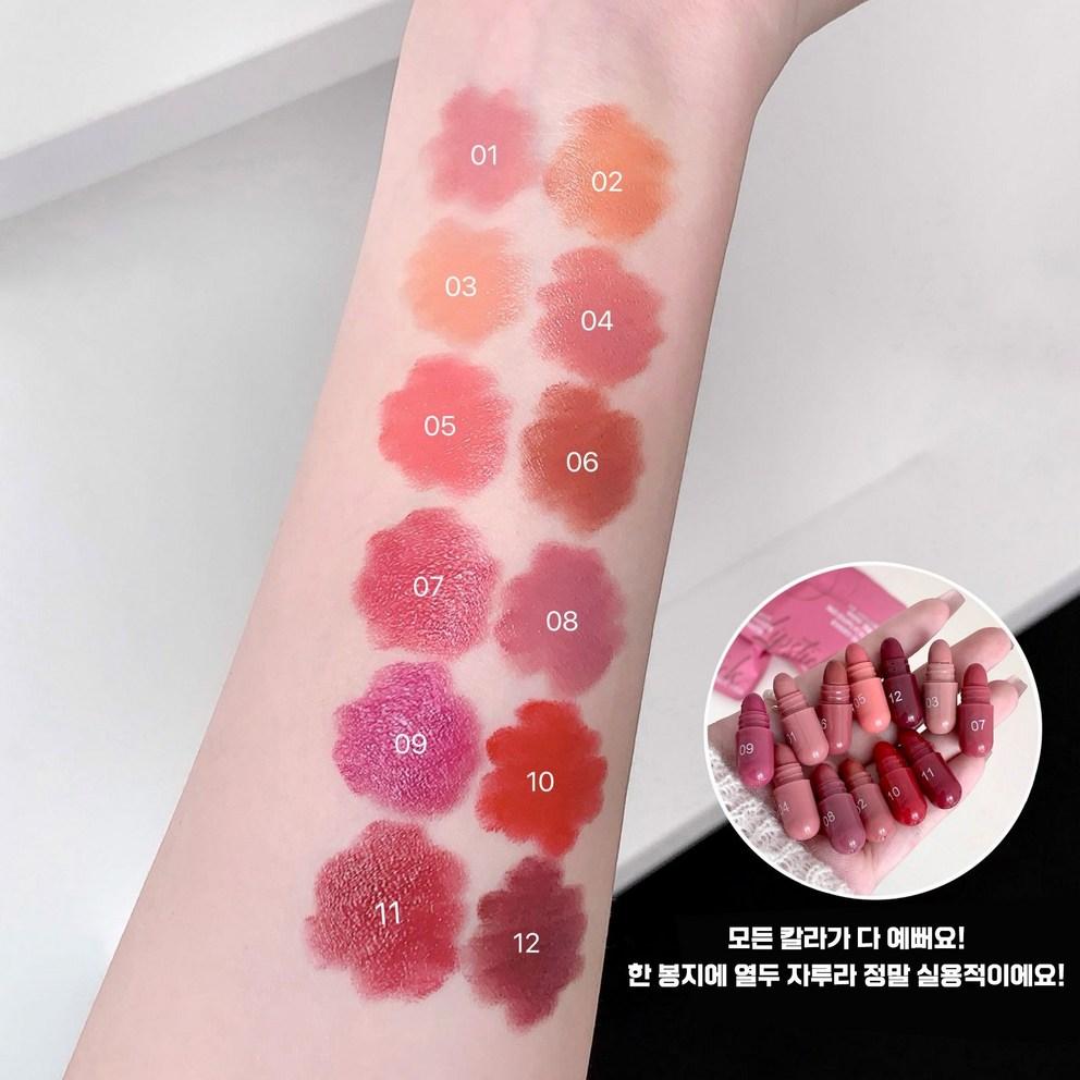 Luxury 12-Color Mini Capsule Lipstick Gift Set for Women