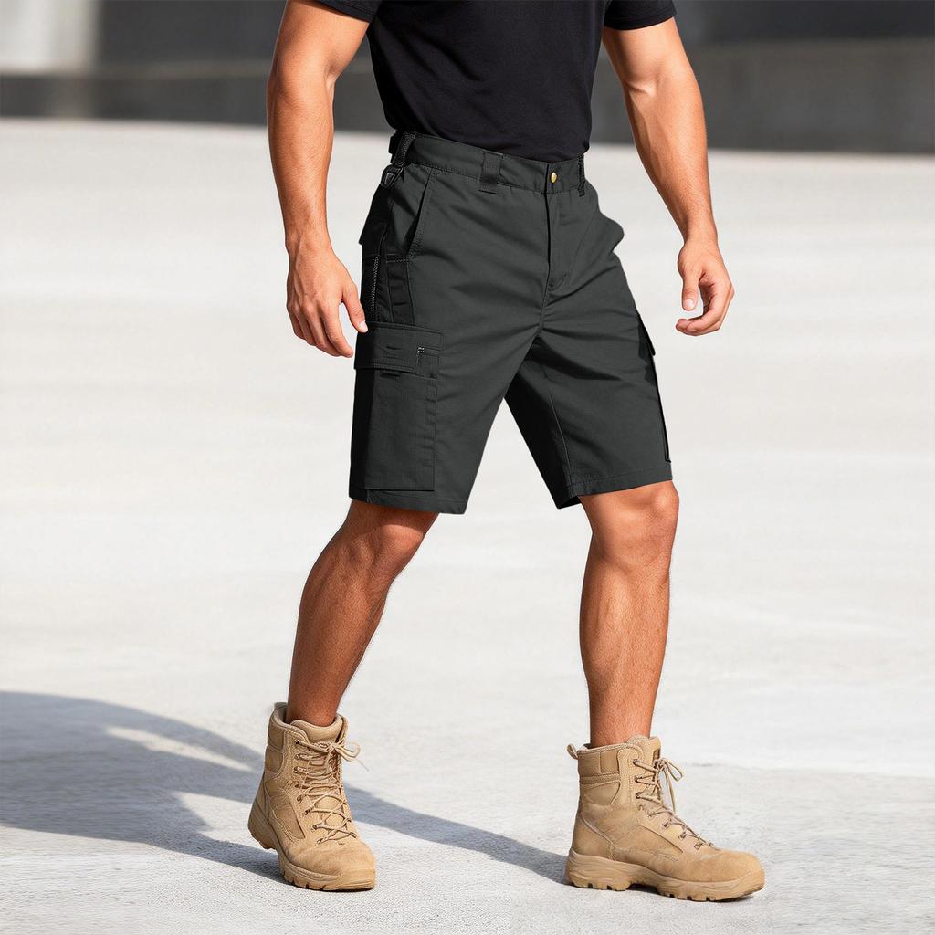 Men's Casual Workwear Multi-Pocket Shorts
