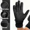 Kyncilor Winter Cycling Gloves Waterproof Fleece Velvet Touch Screen Bike Gloves For Fishing Hiking Winter Gloves