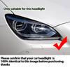 For BMW 6 Series F06 F12  F13 Pre-facelift 2012-2015 LED Headlight Daytime Light 63117263051 Yellow Angel Eyes Light DRL Boards
