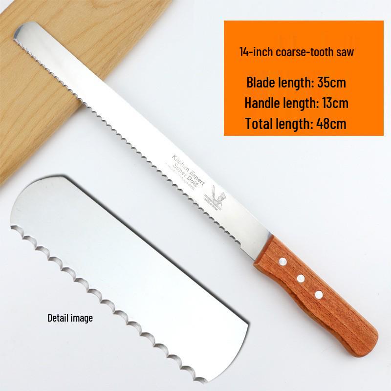Stainless Steel Crumb-Free Serrated Bread & Cake Knife