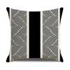 Home Furnishings Linen Cushion Covers Nordic Plaid Linen Cushion Covers Sofa Cushion Covers