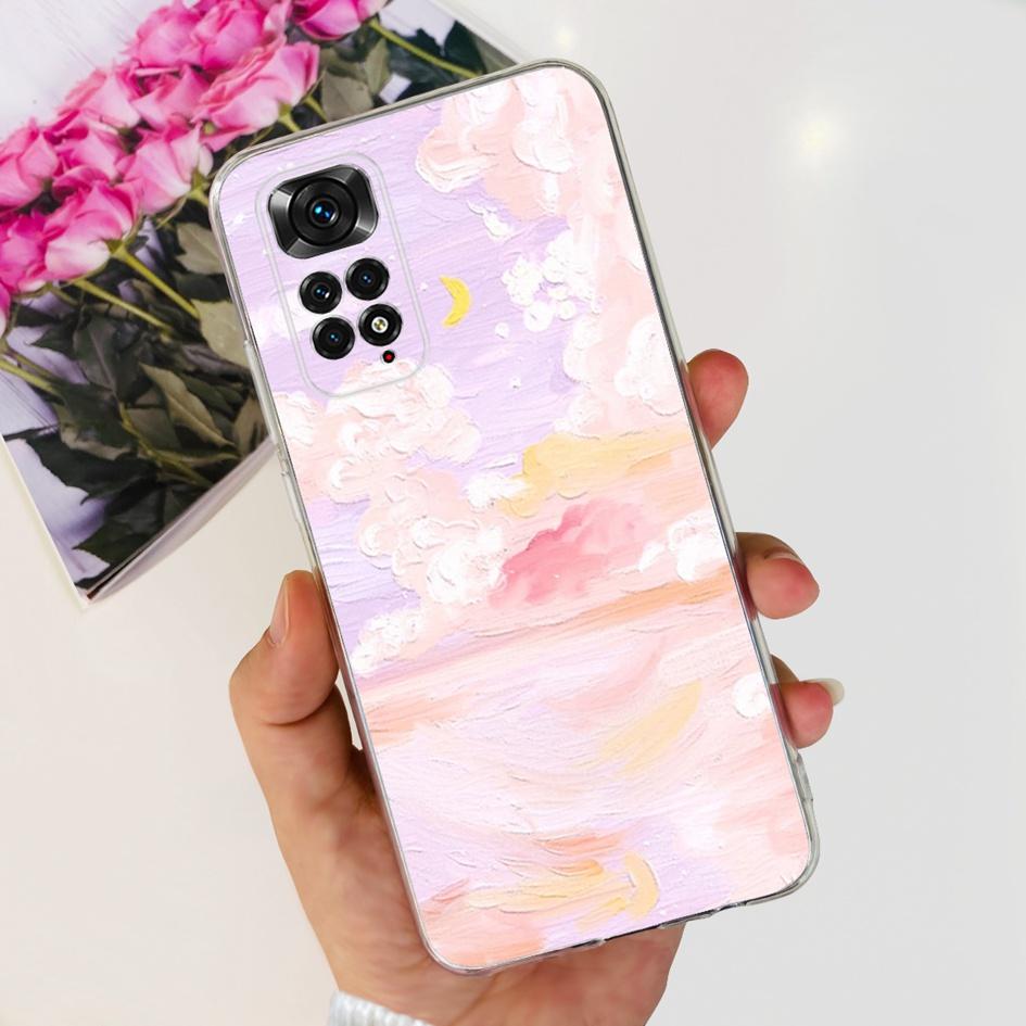 For Xiaomi Redmi Note 11 Case Note 11s Cover Popular Butterfly Dragon Soft Silicone Clear Case For Redmi Note 11S 5G Note11 Capa