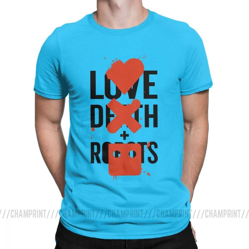 Cooles Love Death And Robots T-Shirt Großes Fan-T-Shirt Heavy Metal Sci-Fi