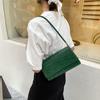 Vintage Crocodile Pattern Shoulder Bag Women PU Leather Bag Armpit Bag Designer Handbag Fashion Lady Pouch ARI