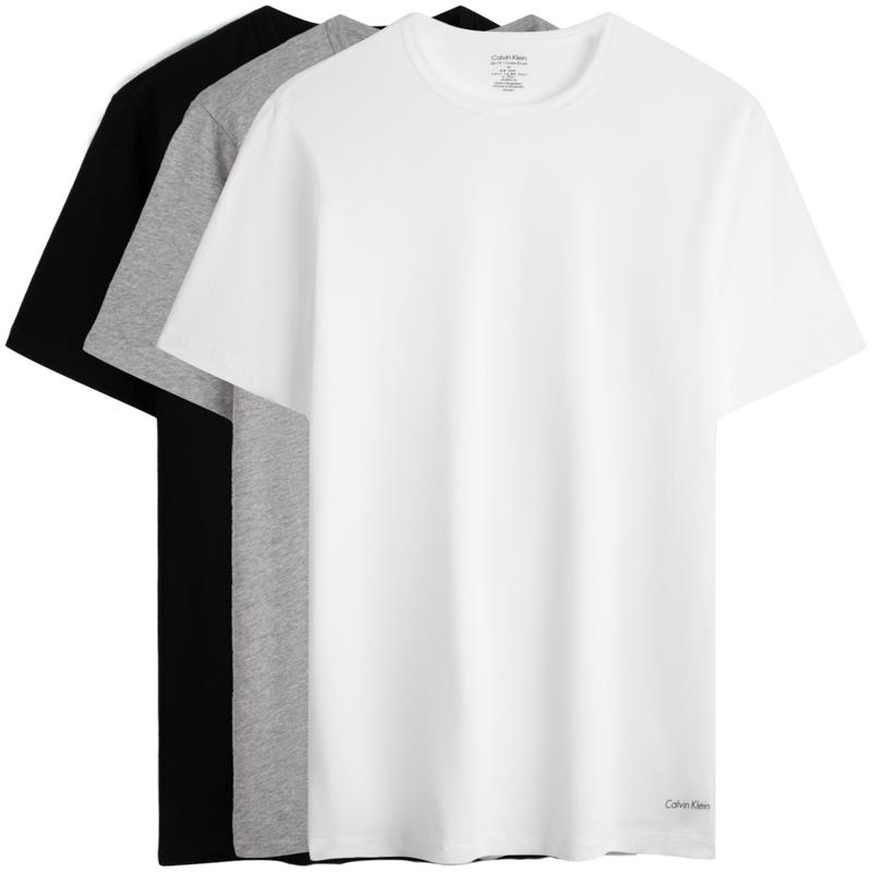 Calvin Klein Minimalist Printed Cotton Slim Fit Home Short Sleeve Pajama Top Men tops Space-Black Marble-Gray Moonlight-White NP2208O-MP1