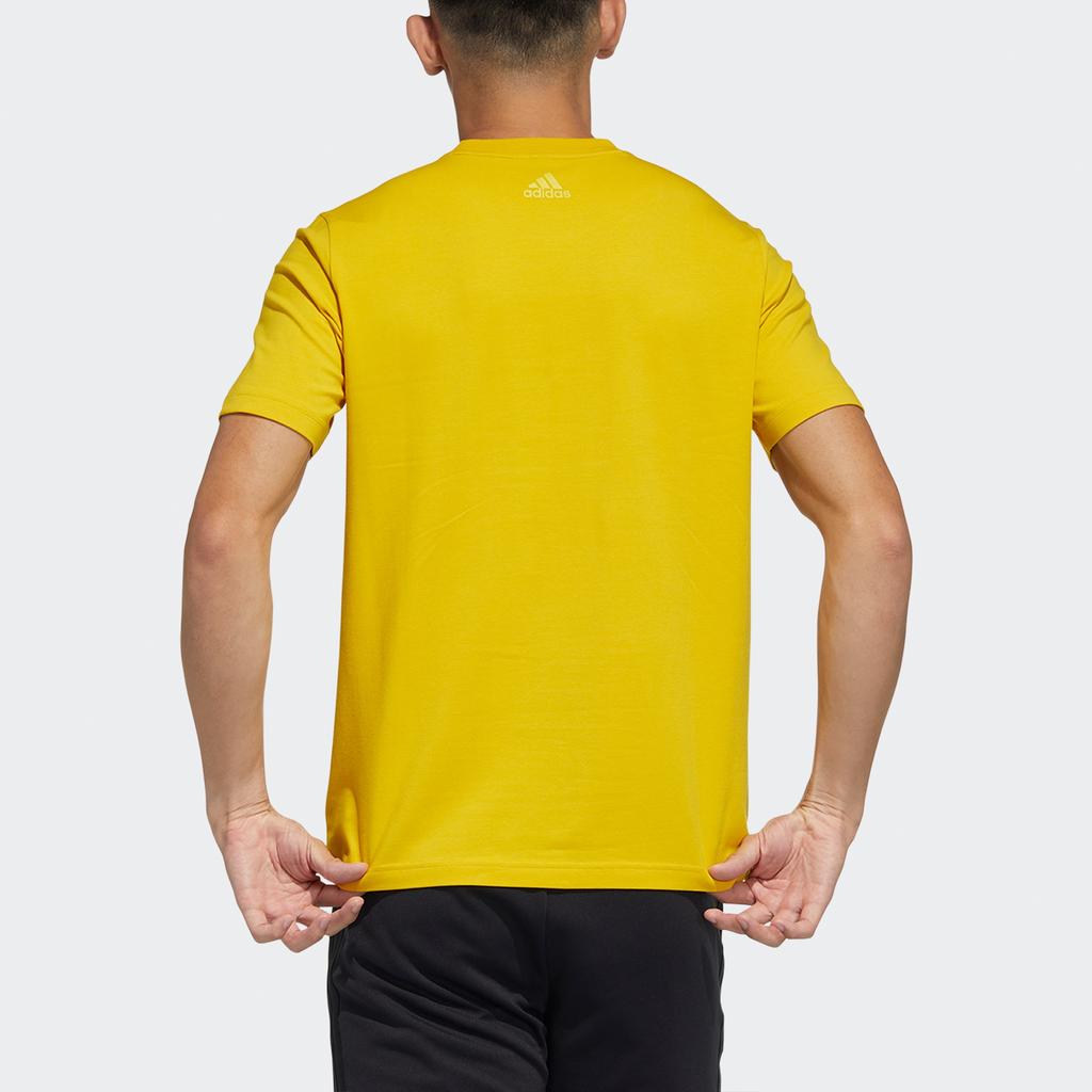 adidas China Tee Casual Sports Round Neck Short Sleeve Couple Style Yellow Unisex GP1862