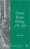 The Literary History Writing, 1770-1820 Book