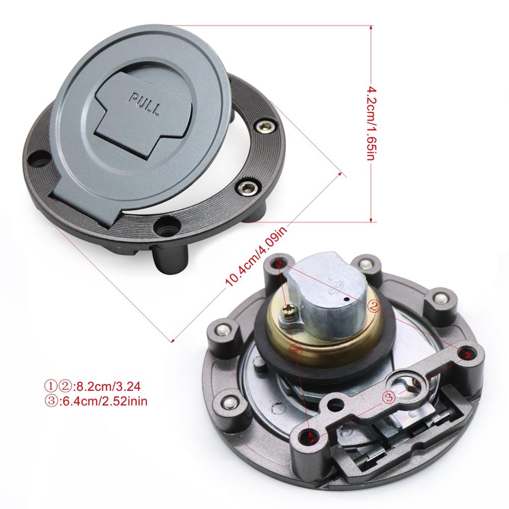 Ignition Switch Fuel Gas Cap Seat Lock Key Set for Yamaha YZF R1 2002-2003 2007-2025 R6 2004 2006-2025 FJR1300 2001-2025 FZ6