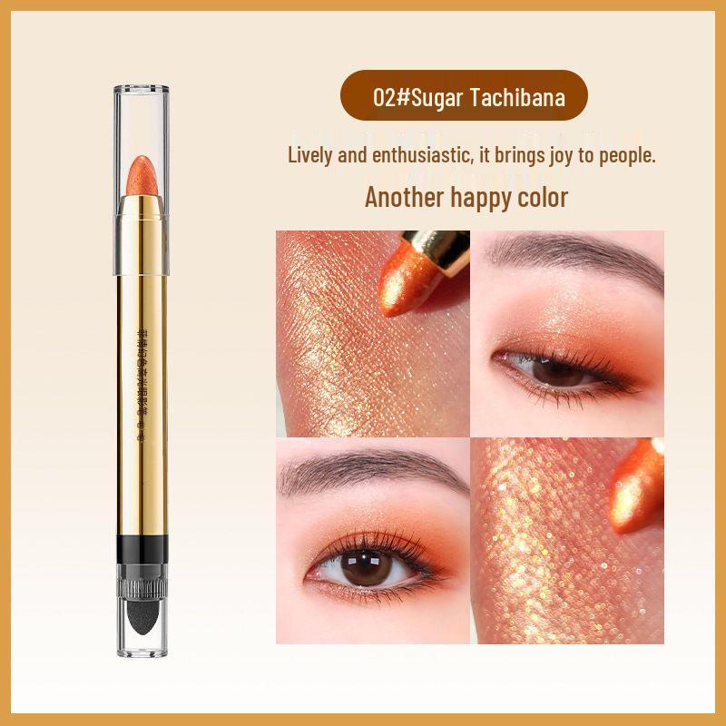 Dual-Headed Non-Smudging Eyeshadow & Highlighter Pen for Under-Eye Contouring - Ideal for Beginners and Students