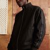 Kith Double Weave Clifton Track Jacket Kindling Unisex Outerwear Black KHM031512-211