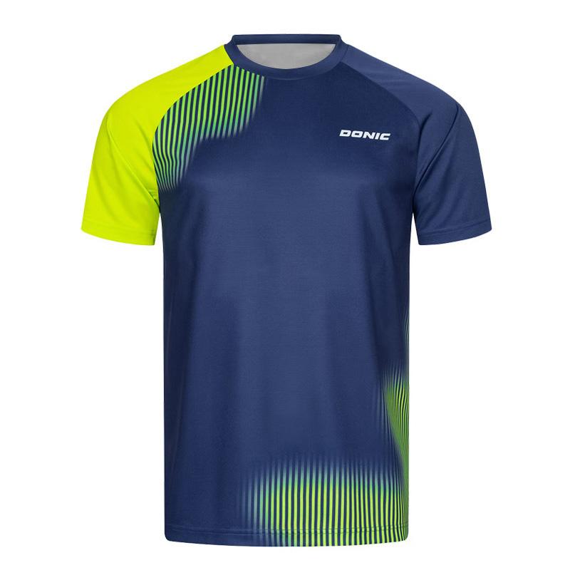 Tricou de tenis de masă pentru bărbați cu imprimeu 3D Tricou de vară respirabil pentru bărbați pentru badminton Top cu mânecă scurtă cu uscare rapidă